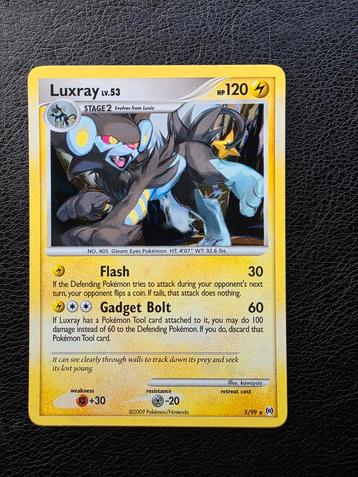 Luxray lv53 #5 diamond pearl arceus holo  beschikbaar voor biedingen