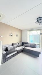 Luxe Hoekbank - VELVET (antraciet), Ophalen, Hoekbank, 300 cm of meer, Zo goed als nieuw