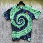 Groen zwart spiral tie dye met Maine coon kat tshirt maat M, Nieuw, Ophalen of Verzenden, Groen, Spiral Creaties