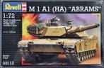Revell 03112 U.S. M1A1 (HA) "Abrams" Main Battle Tank 1:72, Hobby en Vrije tijd, Modelbouw | Auto's en Voertuigen, Revell, Ophalen of Verzenden