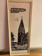Lijst met afbeelding Juffertoren Schildwolde 14e eeuw, Antiek en Kunst, Ophalen of Verzenden