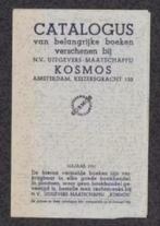 Catalogus Uitgever Kosmos Najaar 1941, Verzamelen, Overige Verzamelen, Ophalen of Verzenden, Zo goed als nieuw