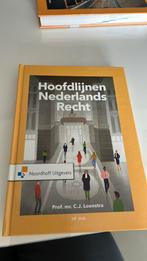 Prof.Mr.C.J. Loonstra - Hoofdlijnen Nederlands recht, Ophalen of Verzenden, Zo goed als nieuw, Prof.Mr.C.J. Loonstra