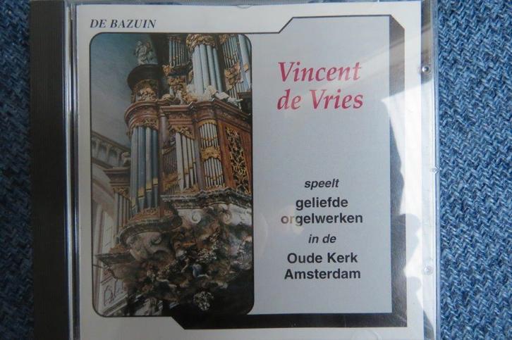 Cd orgel: Vincent de Vries, geliefde orgelwerken Oude Kerk, Cd's en Dvd's, Cd's | Religie en Gospel, Zo goed als nieuw, Gospel