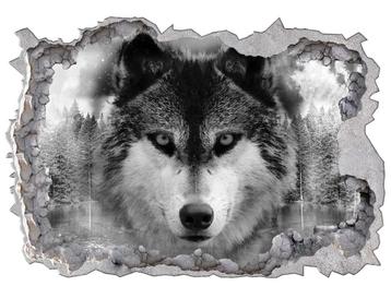 Wolf fotobehang 3D, wolf behang, Vliesbehang * Muurdeco4kids beschikbaar voor biedingen