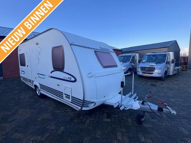 Beyerland Quartz 470FB, bj. 2006 met voortent Isabella!!!, Caravans en Kamperen, Caravans, Bedrijf, tot en met 4, 1000 - 1250 kg