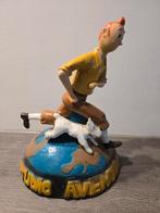Kuifje tintin waaks the world around beeld, Ophalen of Verzenden, Zo goed als nieuw, Beeldje of Figuurtje