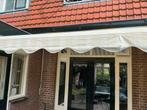 Knikarm zonnescherm, Ophalen, Gebruikt, 150 tot 300 cm, 250 cm tot 450 cm
