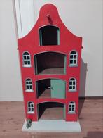 Oud houten poppenhuis grachtenpand, Kinderen en Baby's, Speelgoed | Poppenhuizen, Ophalen, Gebruikt, Poppenhuis