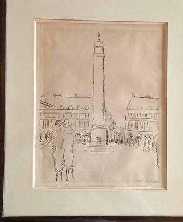 Kees Van Dongen "Place Vendôme" 1937 beschikbaar voor biedingen