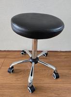 Tabouret comfort zwart, kruk., Huis en Inrichting, Krukjes, Ophalen of Verzenden, Zo goed als nieuw