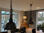 lamp mooie "tinnen" lampen 2 x, Ophalen, Overige materialen, 50 tot 75 cm, Zo goed als nieuw