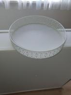 witte decoratieschaal   (dv19), Ophalen of Verzenden, Gebruikt, Rechthoekig