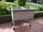 metalen trolly met 2 diepe bakken, Doe-het-zelf en Verbouw, Overige Doe-het-zelf en Verbouw, Ophalen, Gebruikt