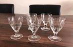 💝 Vintage ROYAL LEERDAM geslepen borrelglas, Antiek en Kunst, Ophalen of Verzenden
