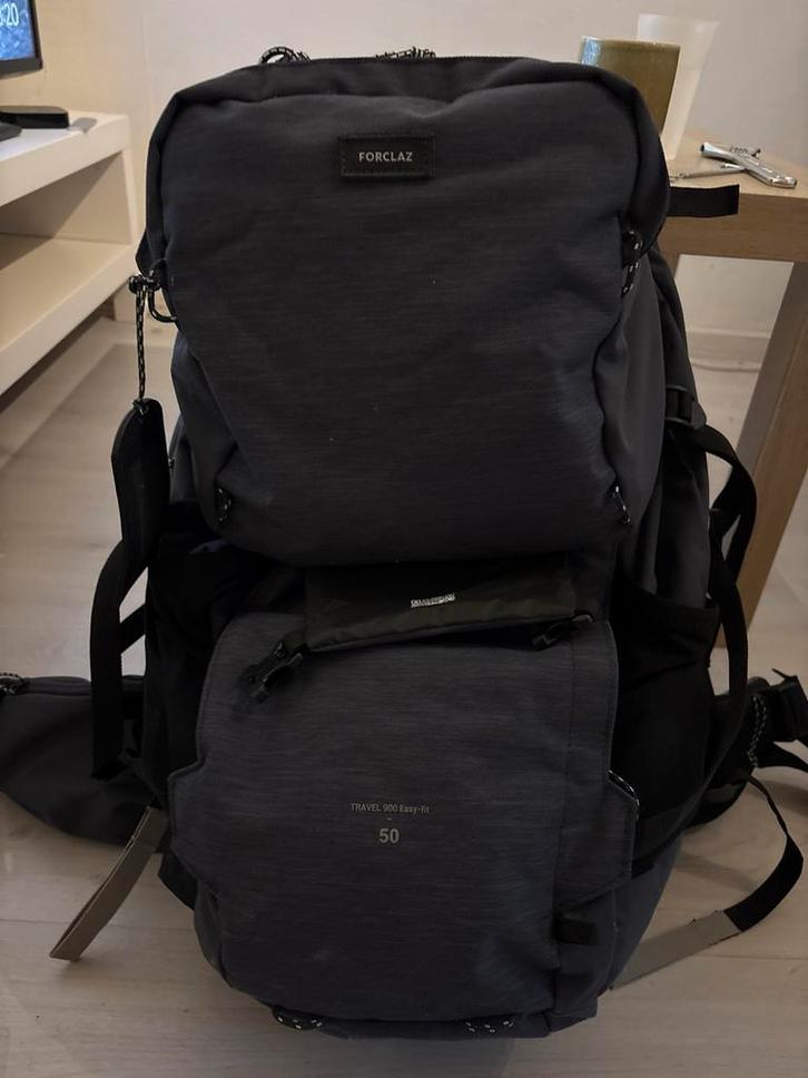 Forclaz Travel 900 Rugzak 50+6L, Sport en Fitness, Bergsport en Wandelen, Nieuw, Rugzak, Ophalen