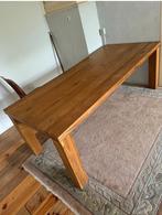 Massieve grote eethoek 220x100x77, Huis en Inrichting, Complete eetkamers, Ophalen, Gebruikt, 6 tot 8 stoelen
