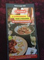 3 gangenmenu , de Beren voor 2 personen.Vaste prijs 30 euro, Tickets en Kaartjes, Overige Tickets en Kaartjes, Drie personen of meer