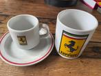 Ferrari servies -  kop en schotel en mok, Ophalen of Verzenden, Nieuw, Auto's