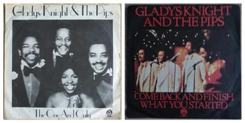 Gladys Knight & The Pips. 2 x Single 45 RPM. Vinyl. 1978. beschikbaar voor biedingen