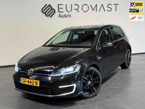 Volkswagen E-Golf Navi Camera Stoelverwarming Nieuwe Apk, Auto's, Volkswagen, Bedrijf, Te koop, Golf, ABS, Achteruitrijcamera