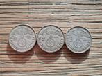Set zilveren Duitse munten Tweede Wereldoorlog, Overige soorten, Duitsland, Ophalen of Verzenden