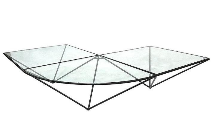 Paolo Piva Style “ALANDA” Salontafel Coffee Table Design, Huis en Inrichting, Tafels | Salontafels, Glas, Ophalen of Verzenden