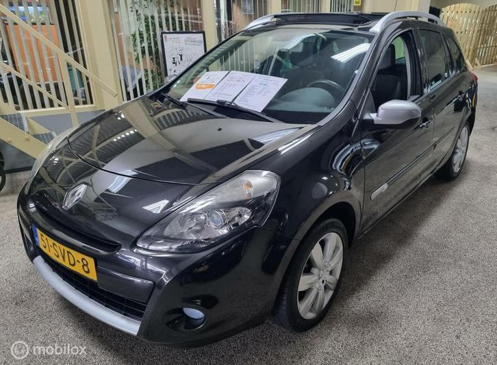 Renault Clio Estate 1.2 TCE Night & Day Panorama dak., Auto's, Renault, Bedrijf, Te koop, Clio, ABS, Airbags, Airconditioning