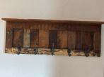 Houten Wandkapstok met plank, Wandkapstok, Ophalen of Verzenden, Zo goed als nieuw, Minder dan 100 cm