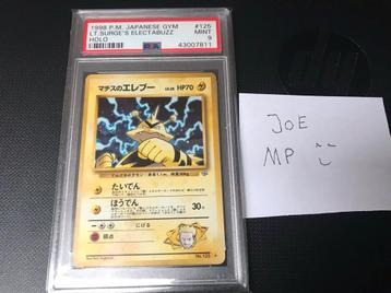 Lt surge electabuzz psa 9 japan holo rare beschikbaar voor biedingen