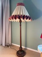 Vintage plooilamp met antieke poot, Antiek en Kunst, Ophalen