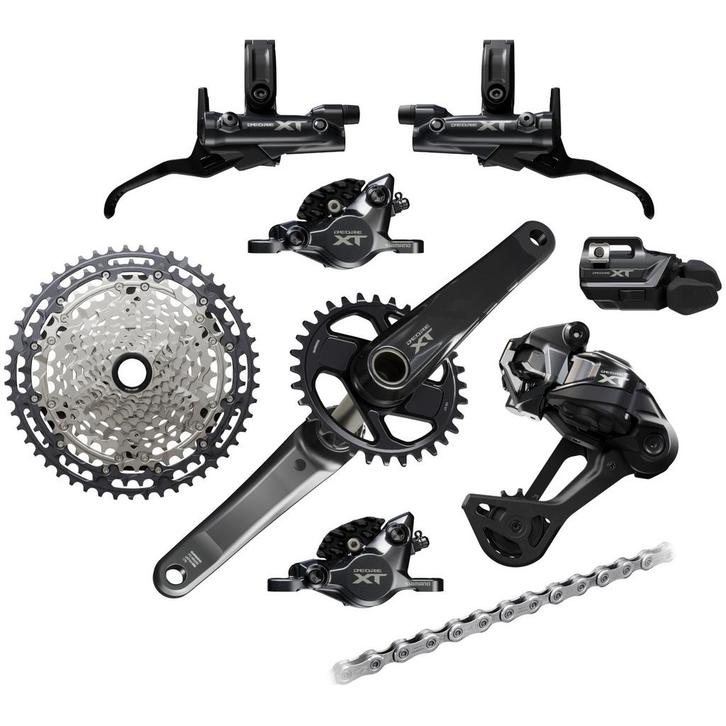 Shimano XT Di2 8250 compleet, Fietsen en Brommers, Fietsonderdelen, Nieuw, Mountainbike, Derailleur of Ketting, Ophalen of Verzenden