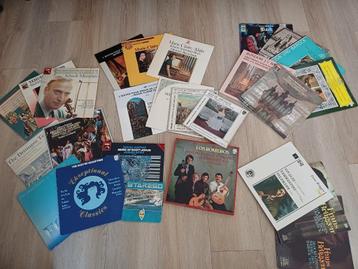 25 lp's + box met 10 lp's diversen klassiek beschikbaar voor biedingen