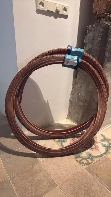 NIEUWE fietsbanden RETRO bruin voor stads fiets 28X2,0 inch beschikbaar voor biedingen
