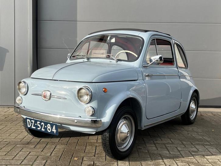 Fiat NUOVA 500 D IN NIEUWSTAAT, Auto's, Oldtimers, Bedrijf, Te koop, Lederen bekleding, Fiat, Benzine, Overige carrosserieën, Handgeschakeld