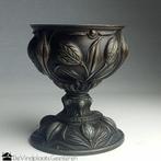 Antieke art deco bronzen pot, Ophalen of Verzenden, Brons