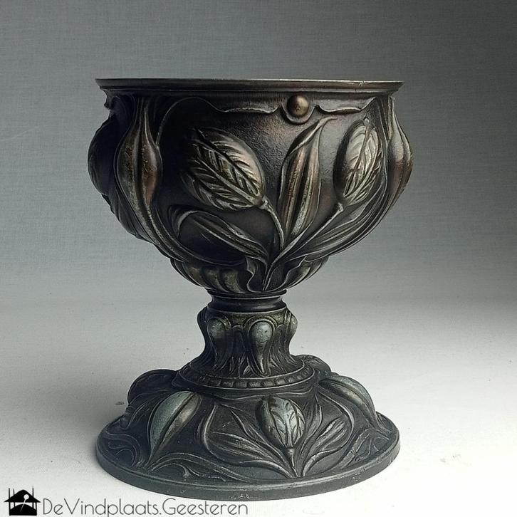 Antieke art deco bronzen pot, Antiek en Kunst, Antiek | Koper en Brons, Brons, Ophalen of Verzenden