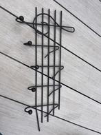 Metalen Wijnrek / Kapstok - Muzieknotenbalk Design, Huis en Inrichting, Woonaccessoires | Kapstokken, Ophalen of Verzenden, Zo goed als nieuw
