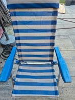 Tuinstoelen / camping stoelen blauw 4 stuks grijs 7 stuks, Ophalen, Zo goed als nieuw, Campingstoel