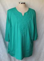 MOOIE groene top/blouse/tuniek maat 50/52 van LAURA KENT, Kleding | Dames, Grote Maten, Groen, Laura kent, Ophalen of Verzenden