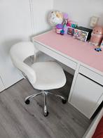 Ikea Micke bureau + stoel, Huis en Inrichting, Bureaustoelen, Ophalen, Gebruikt, Wit