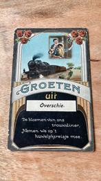 Oude ansichtkaart Overschie Rotterdam fantasie, Verzamelen, Ansichtkaarten | Nederland, Verzenden, Voor 1920, Ongelopen, Zuid-Holland