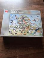 Jumbo Puzzel - Vogel Collage - 1000 Stukjes, Ophalen of Verzenden, 500 t/m 1500 stukjes, Gebruikt, Legpuzzel