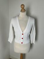 Zoe Loveborn maat M wit kort cardigan vestje 2645