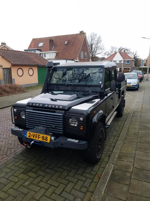 Aangeboden Land Rover Defender 130 Crew Cab 2.4, Auto's, Land Rover, Particulier, 4x4, ABS, Achteruitrijcamera, Airbags, Airconditioning