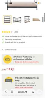 Stellingkast xl- Garage, Zolder, Werkplaats, Ophalen, Zo goed als nieuw