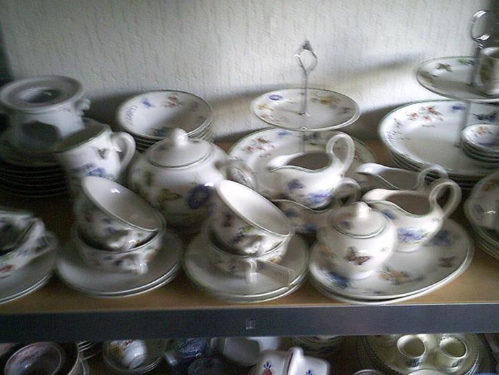 Janneke Brinkman Fruit en Flower diverse serviesdelen, Huis en Inrichting, Keuken | Servies, Zo goed als nieuw, Compleet servies