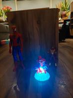 Spiderman poppetjes eentje met lamp, Kinderen en Baby's, Zo goed als nieuw, Ophalen