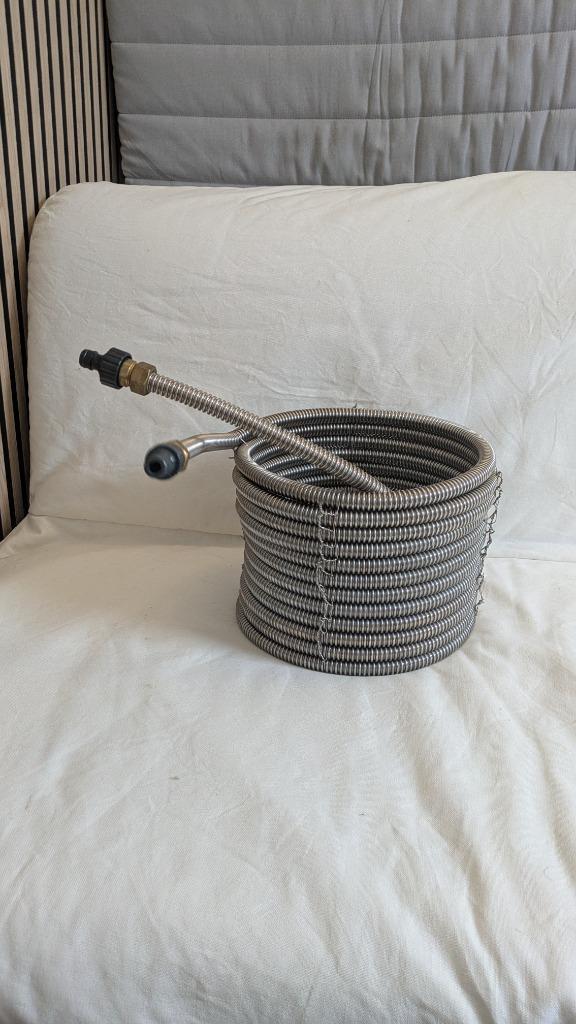 spiraalkoeler bierbrouwen brouwen, Hobby en Vrije tijd, Overige Hobby en Vrije tijd, Gebruikt, Ophalen