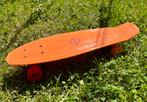 Nijdam 22.5'' Flipgrip Retro Skateboard Oranje/geel/rood, Ophalen of Verzenden, Zo goed als nieuw, Skateboard